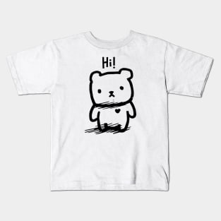 Shy Bear Kids T-Shirt